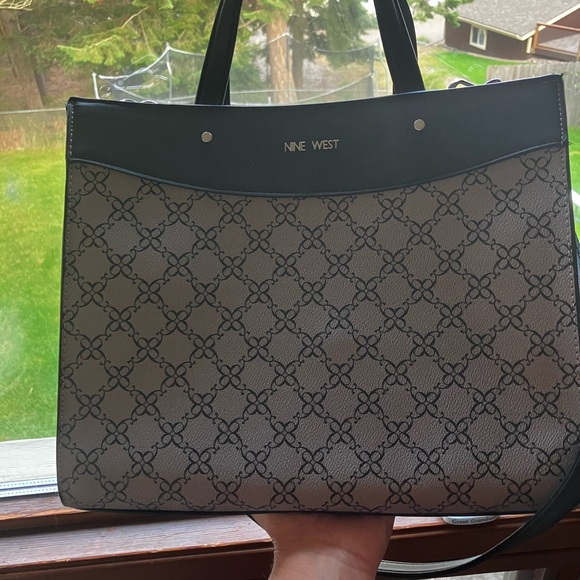 Nine West Handbags - Nine West Black and Gray Women's Bag